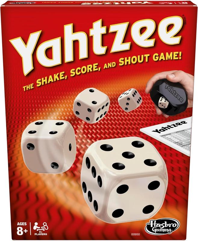 Hasbro Gaming Yahtzee - Board Game for Family and Friends