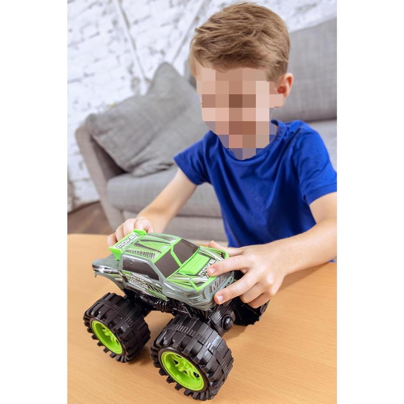 Exploding Monster Truck Toy with Explosive Crash Sounds and Lights, Smash It Up Again and Again, Monster Truck Toys for Boys Kids Ages 4-7 & Above Toys for 3 Year Old Boys Gift