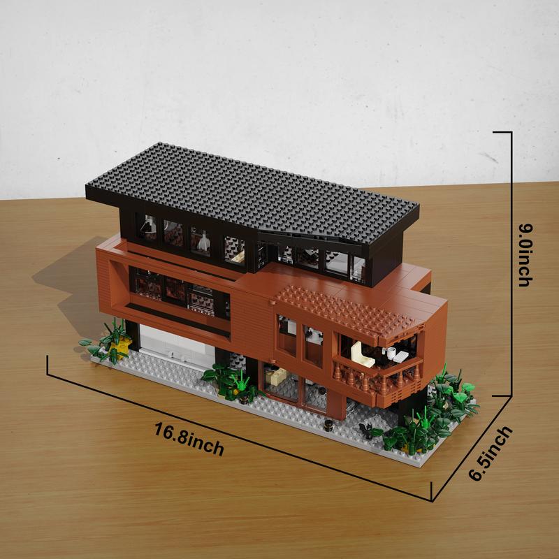 (864 pcs)Cullen House Building Blocks Set Collections model House , Realistic Details Inspired from the Classic Movie, Christmas Halloween Perfect Gifts for Kids and Fans