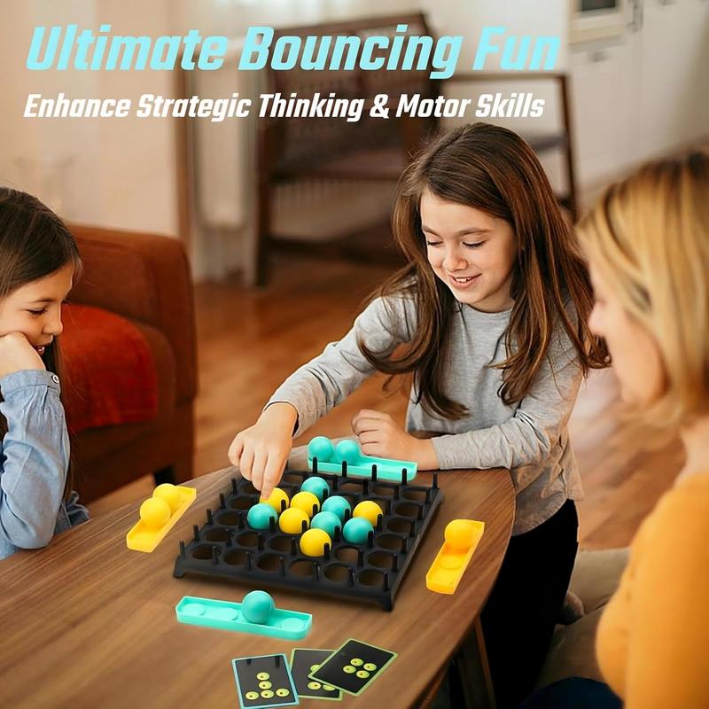 Bouncing Ball Game, Bounce Off Game - Ultimate Kids Games & Family Games & Party Games - Interactive Board Games for Kids 4-12 - Upgrade Connect 4 Four Game Set - Ideal Gifts for Boys & Girls