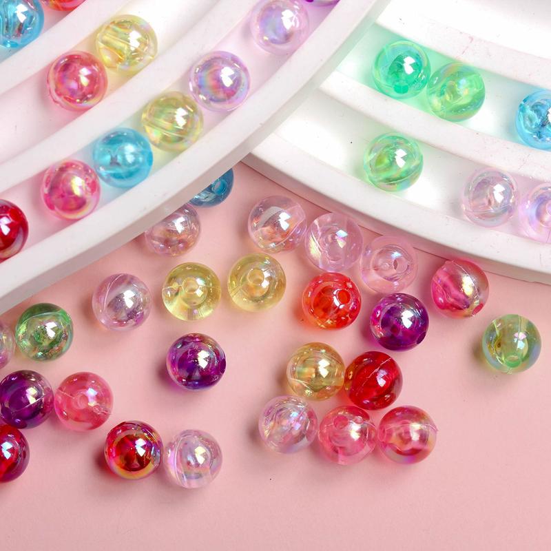 6mm 200Pcs 8mm 100Pcs DIY For Jewelry Making AB Color Round Loose Beads