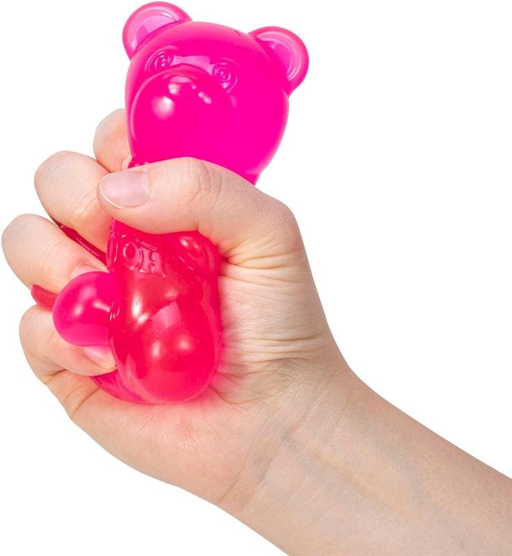 Gummy Bear - Sensory Fidget Toy - Assorted Colors - Ages 3 to Adult (Pack of 1)