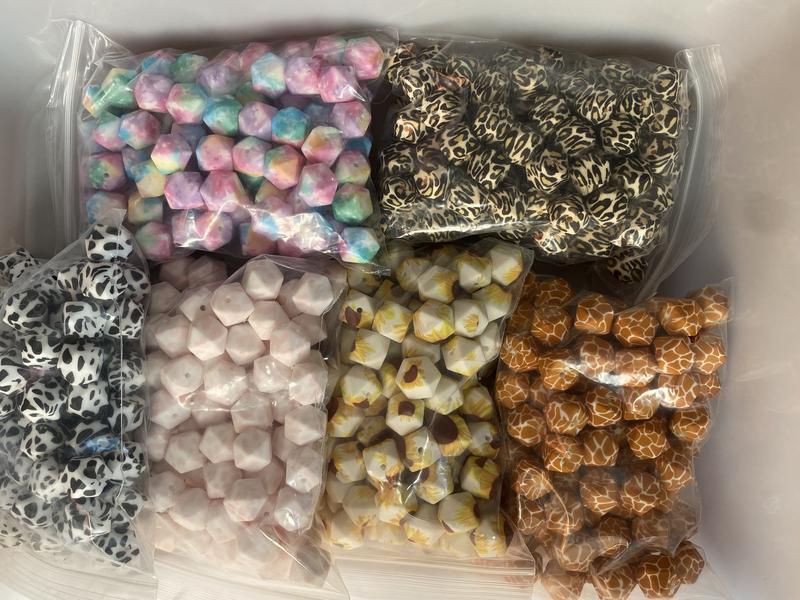 Focal beads, Silicone beads and Acrylic Beads