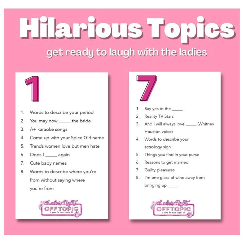 Hilarious Bachelorette Party Game for Adults - Fun Ladies Night Board Game - Gift for The Bride