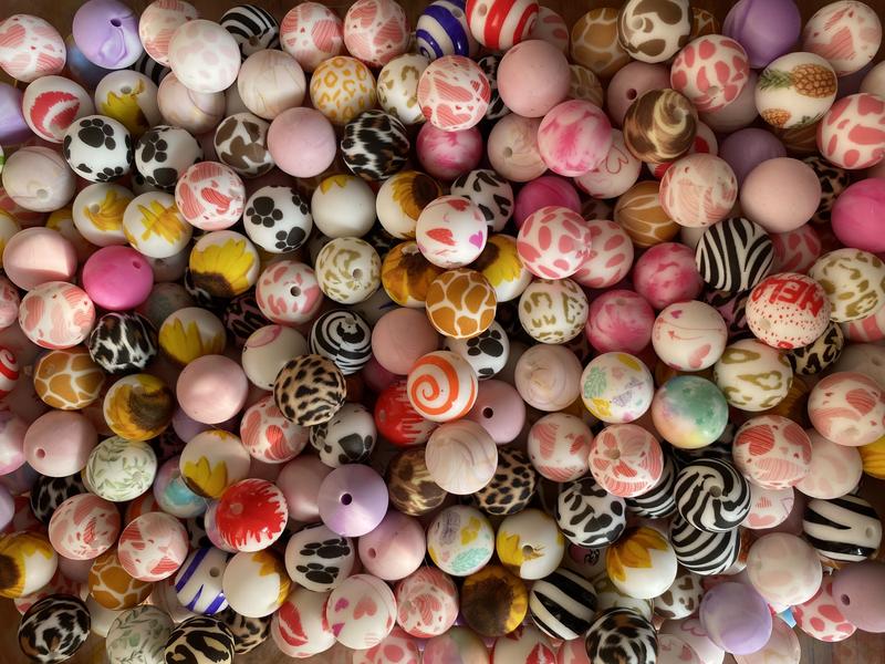 Focal beads, Silicone beads and Acrylic Beads