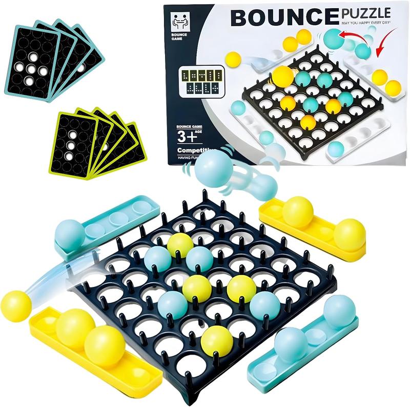 Bouncing Ball Game, Bounce Off Game - Ultimate Kids Games & Family Games & Party Games - Interactive Board Games for Kids 4-12 - Upgrade Connect 4 Four Game Set - Ideal Gifts for Boys & Girls