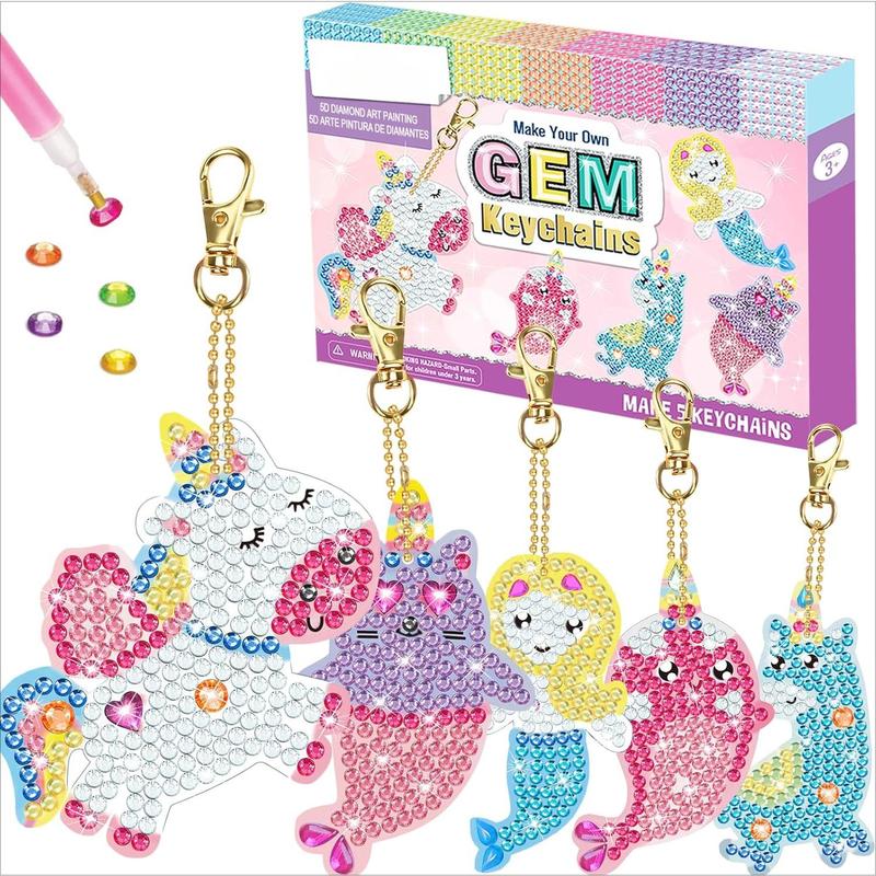 Make your own  keychains, digital painting kits, toys Birthday Christmas gifts Christmas gifts Christmas stocking fillers