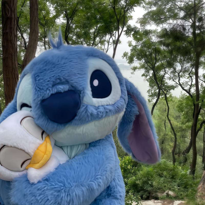 Hug Duck Stitch Plush Doll Toy Children's Sleeping Gift