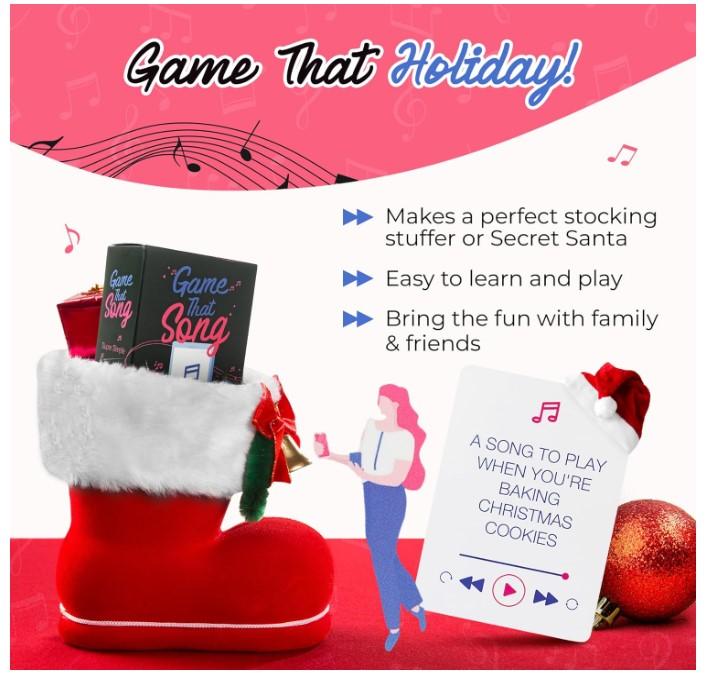 Game That Song - Fun Music Card Game for Adults and Teens - Compete to Play The Best Song- Makes A Great Gift for Music Lovers, Game Night, Karaoke or Singing