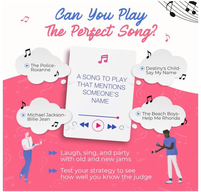 Game That Song - Fun Music Card Game for Adults and Teens - Compete to Play The Best Song- Makes A Great Gift for Music Lovers, Game Night, Karaoke or Singing