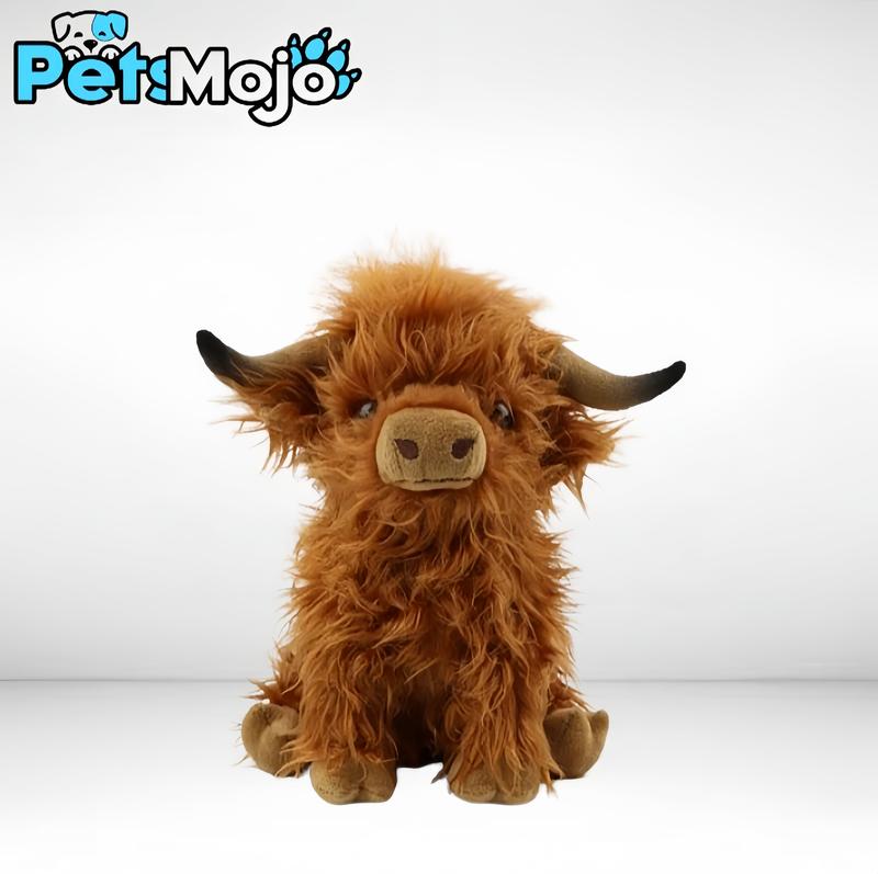 Highland cow plush toy, simulation cow stuffed animal toy, cute summer ornaments sofa decoration, kreeptures plushies toy, companion toys, fidget toys, highland cow plushie, christmas gift for men & women, cuddly plush comfort toys, pets plush toys