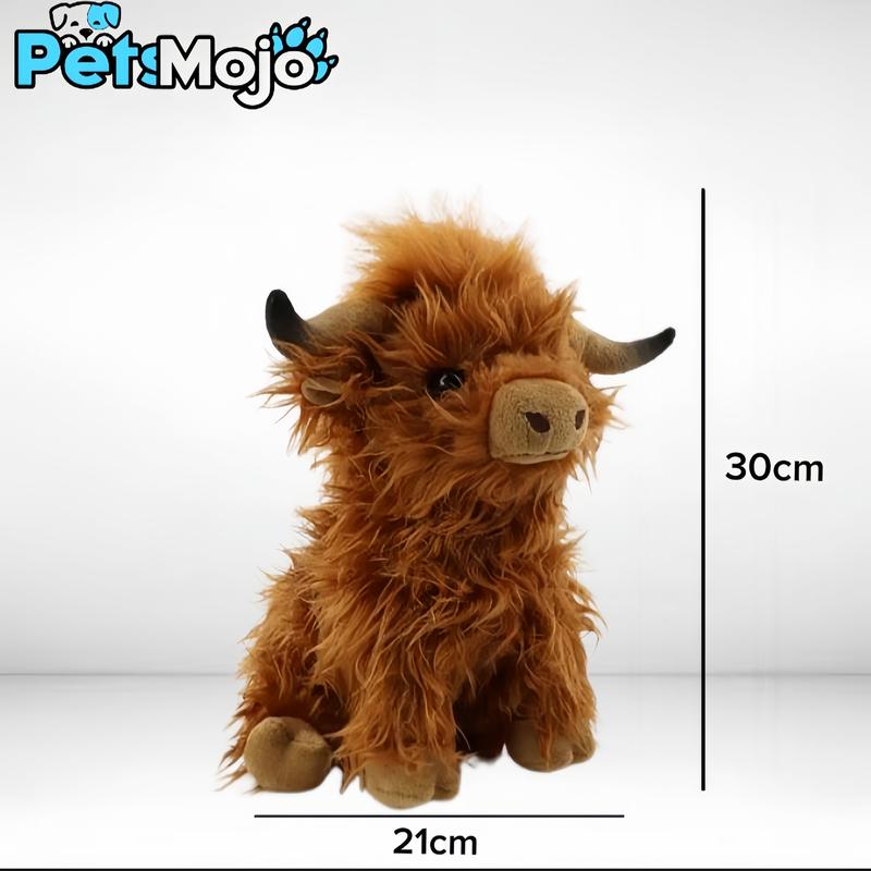 Highland cow plush toy, simulation cow stuffed animal toy, cute summer ornaments sofa decoration, kreeptures plushies toy, companion toys, fidget toys, highland cow plushie, christmas gift for men & women, cuddly plush comfort toys, pets plush toys