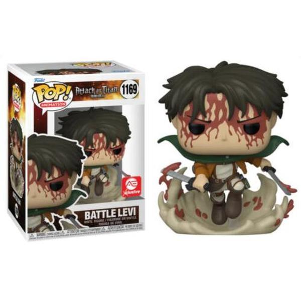 Funko POP! Animation Attack On Titan Battle Levi #1169 [Bloody] AE Exclusive