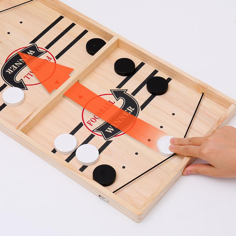 Emoin Fast Sling Puck Game,Sling Puck Game, Sling Board Games Toy,Paced Winner Board Games Toys for Friends