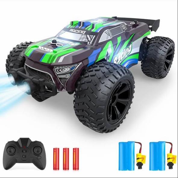 High-speed remote control car | 20km h Super durable design Equipped with 2 1000mAH batteries Ideal birthday gift and holiday gift for children aged 3-8