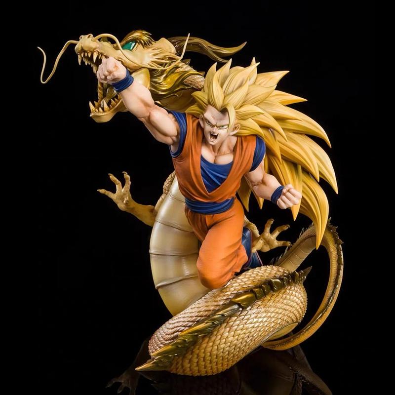 Dragon Ball Z Super Saiyan 3 Son Goku Figuarts Anime Figure Action Figures Collection Model Birthday Gifts 20cm