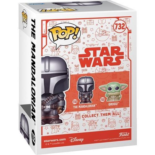 FUNKO POP! Star Wars: Holiday - The Mandalorian  [Collectible Figurine Statue Bust] Vinyl figurine statue