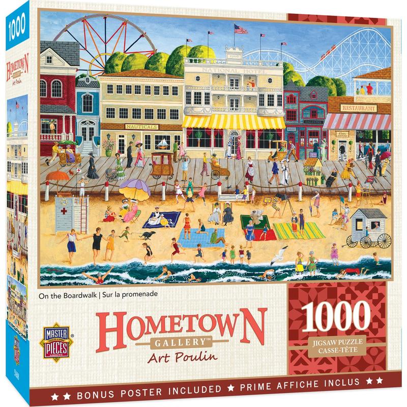 MasterPieces - Hometown Gallery - On the Boardwalk 1000 Piece Jigsaw Puzzle