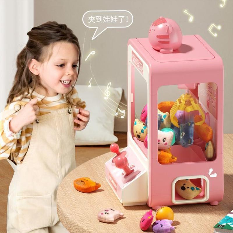 Claw Machine for kids with light,Mini doll catching machine,Valentine's Day gift for girls,Mini Claw Machine,Birthday Gifts for girls