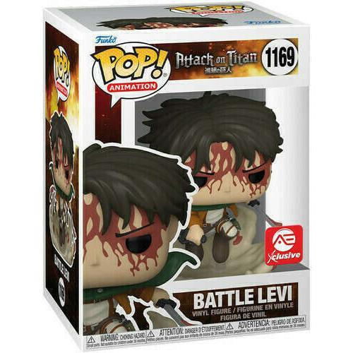 Funko POP! Animation Attack On Titan Battle Levi #1169 [Bloody] AE Exclusive