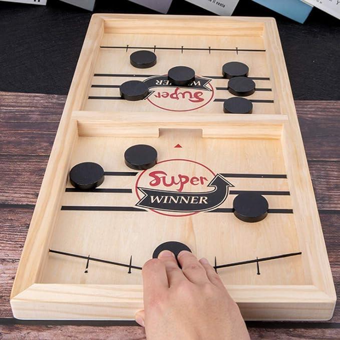 Emoin Fast Sling Puck Game,Sling Puck Game, Sling Board Games Toy,Paced Winner Board Games Toys for Friends