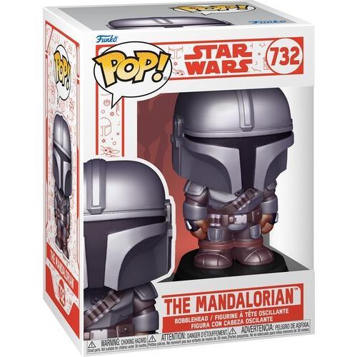 FUNKO POP! Star Wars: Holiday - The Mandalorian  [Collectible Figurine Statue Bust] Vinyl figurine statue