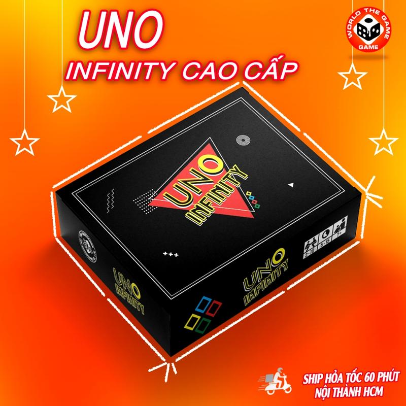 UNO INFINITY 178 cards new version Full Basic + Expansion, Board game for entertainment with friends