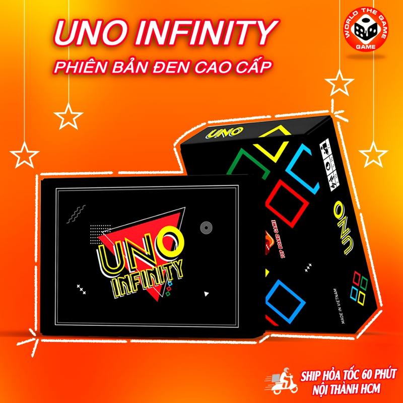 UNO INFINITY 178 cards new version Full Basic + Expansion, Board game for entertainment with friends