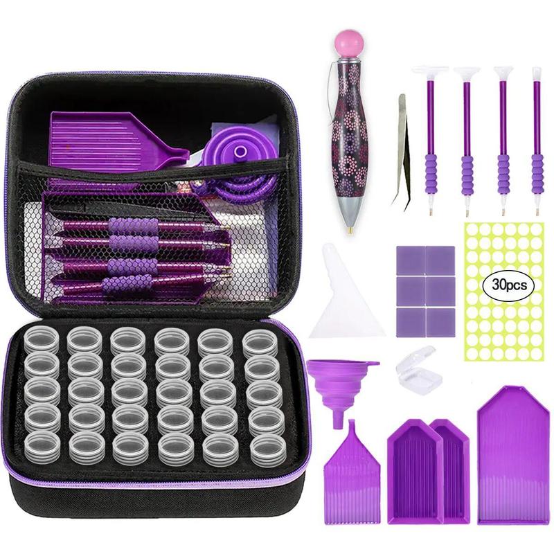 5D DIY Diamond Arts Colorful Painting Tool Set, 1 Set Multifunctional Diamond Arts Colorful Painting Tool Accessories, DIY Diamond Arts Tool Kit