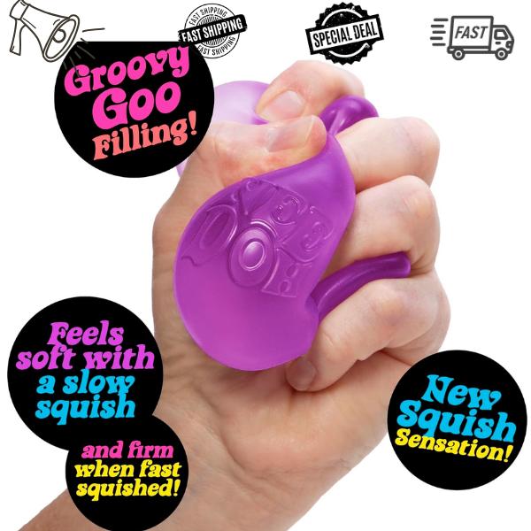 Schylling NeeDoh Nice Cube - Sensory Squeeze Toy with Super Solid Squish - Cube (Pack of 1)