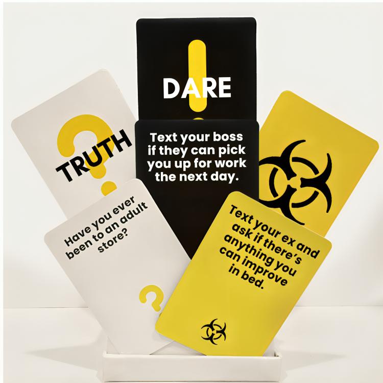 TRUTH, DARE, OR CONSEQUENCE PARTY CARDS GAME