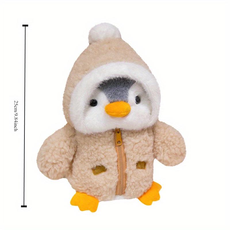 Adorable Winter Penguin Plush Toy - Soft PP Cotton, Cozy Stuffed Doll with Warm Outfit, Cuddly Companion for Toddlers & Infants 0-3 Years Old, Perfect Gift for Christmas, Halloween, and Winter Celebrations