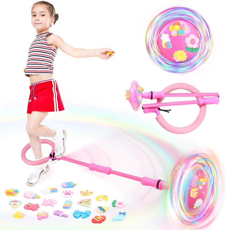 Skip it Girls Toys  6-8 Years Old: Outdoor Toys for  Ages 4-8 Girls Toys 8-10 Gifts for 6 Year Old Girl 8 Year Old Girl Birthday Gift Ankle Skip Ball for   8-12 Years Old