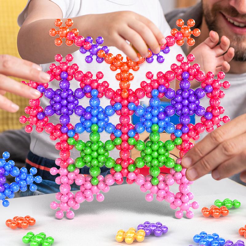 400 Pieces Building Blocks  STEM Toys, Interlocking Solid Plastic Educational Toys Sets for Preschool , Safe Material Creativity  Toys