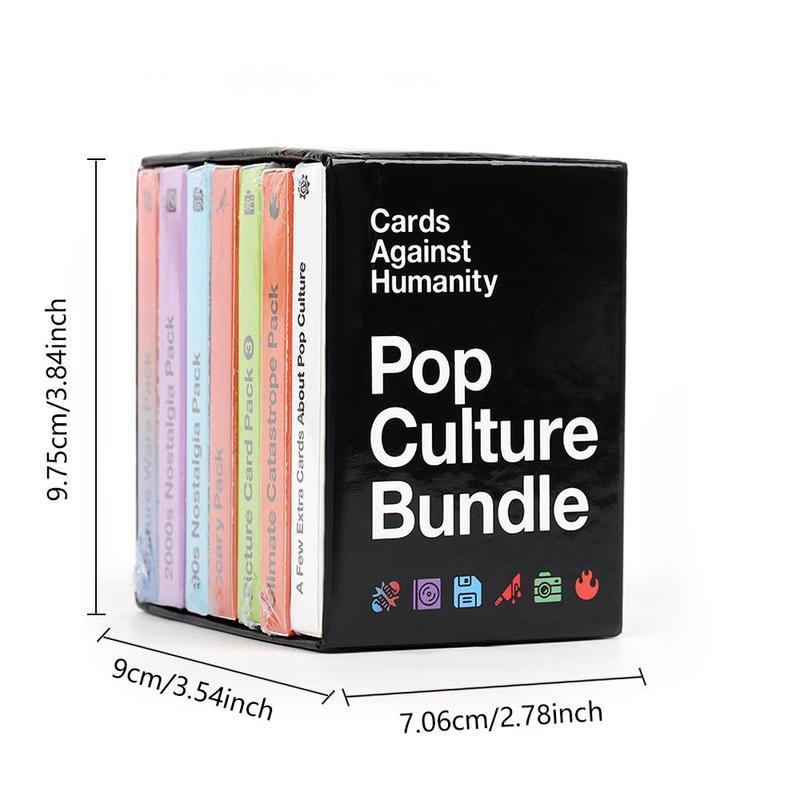 Card Against Humanity Mini Expansion Pop Culture Bundle, 6 Theme Packs, Fun Game Night Party Card Game, Party Game for Adults