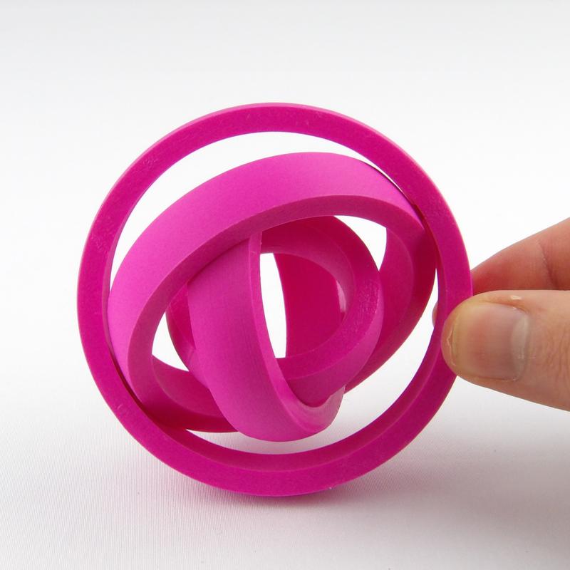 3D Printed Gyroscopic Fidget Rings - Stress Relief and Fidget Toy - Multicolor!