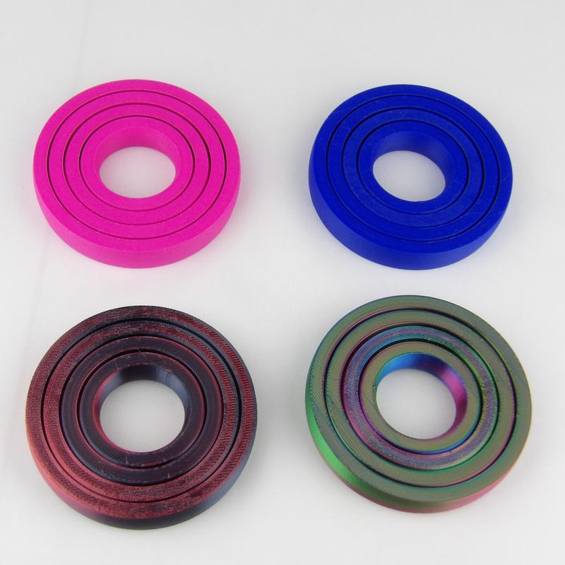 3D Printed Gyroscopic Fidget Rings - Stress Relief and Fidget Toy - Multicolor!