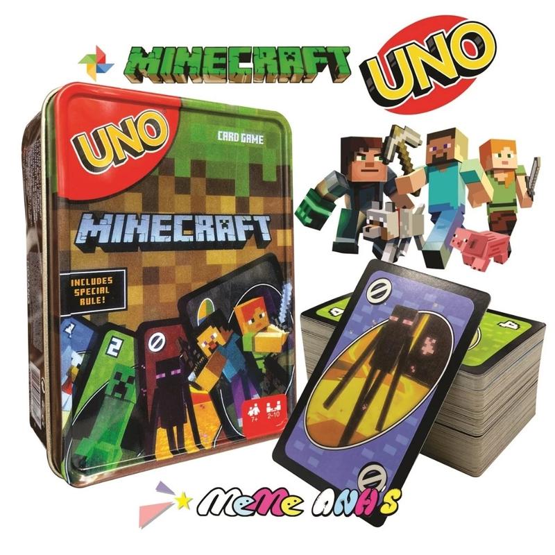 Minecraft Ultimate UNO Showdown – Supercharged Edition, MineCrafter Uno, Block Battle Uno, Fun for All Ages