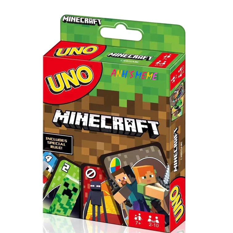 Minecraft Ultimate UNO Showdown – Supercharged Edition, MineCrafter Uno, Block Battle Uno, Fun for All Ages