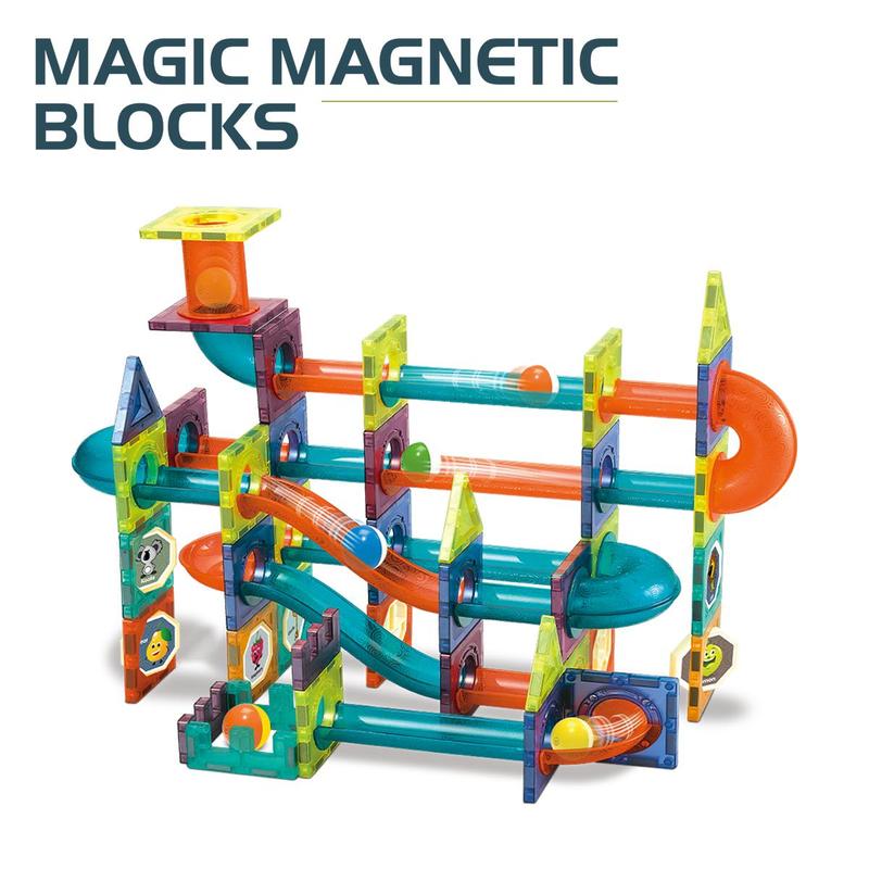 Track Maze Building Blocks Toy, 1 Set Magic Magnetic Blocks Educational Toy, Creative and Educational Toy for Boys & Girls