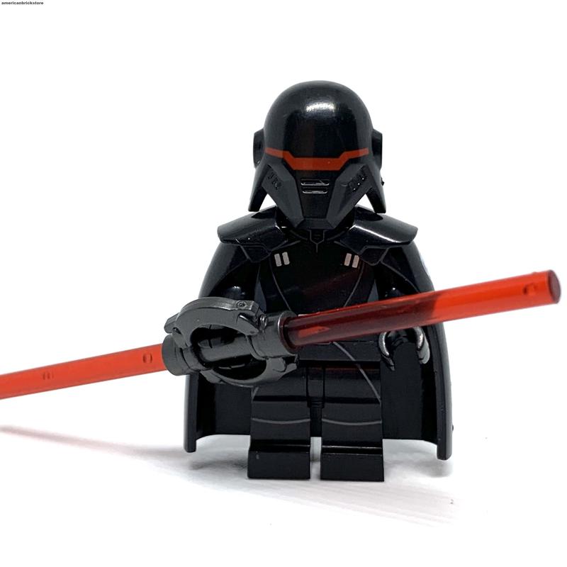 Second Sister Inquisitor Minifigure Star Clone Wars Red Lightsaber Jedi Fallen Order