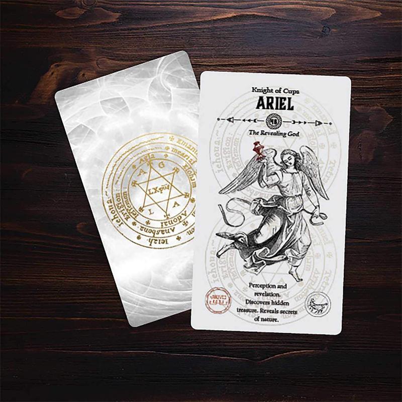 Angel Tarot, set of 72 angels of the Kabbalah (or Shem HaMephorash) cards.