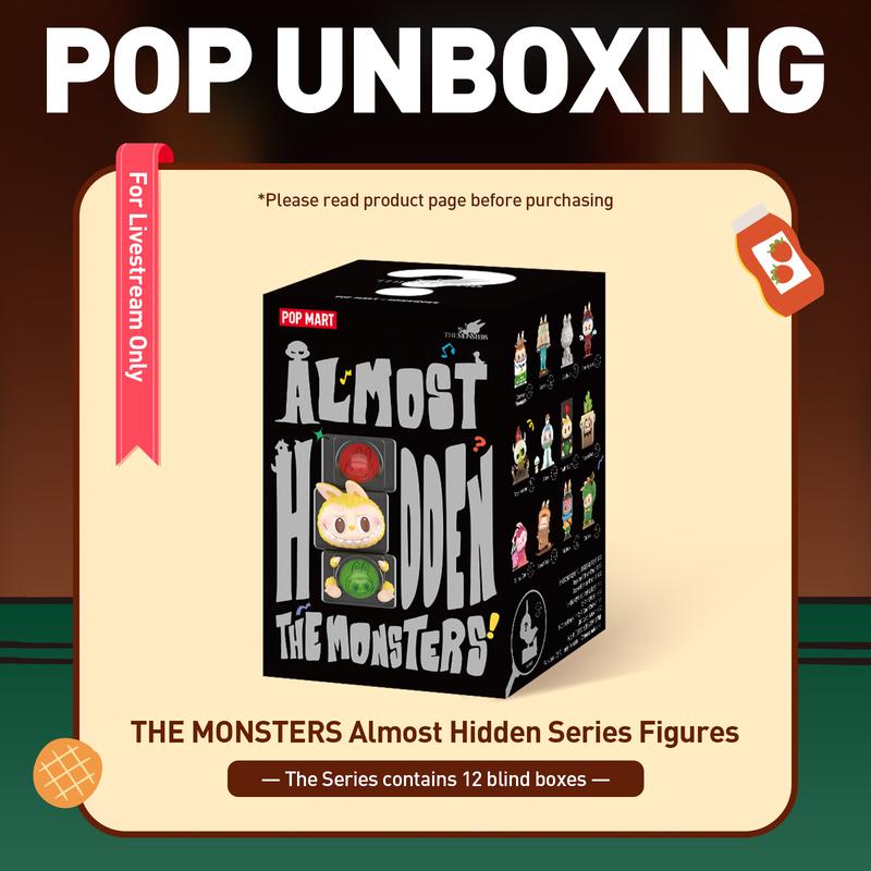 Unboxing-THE MONSTERS Almost Hidden Series Figures