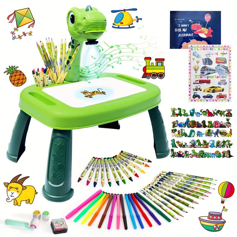 dinosaur art kit - Dinosaur Drawing Projector - Drawing Board - Unleash Your Inner Dino Artist!