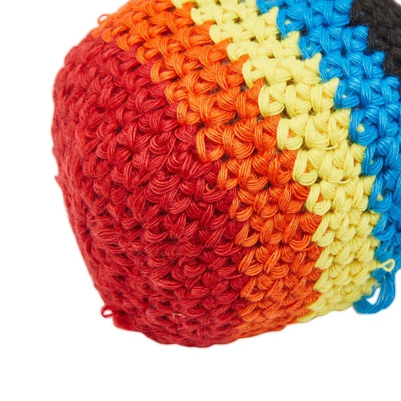 6 Pack Crochet Knitted Juggling Sacks, Footbag Kick Balls, Hacky Sacks