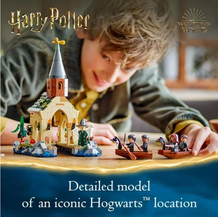 Harry Potter Hogwarts Castle Boathouse Building Set, Toy for Kids, Boys and Girls Ages 8-10, 76426