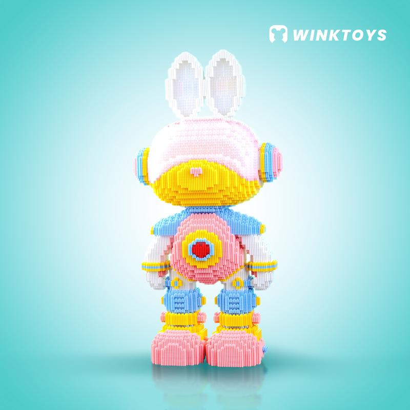 Rabbit Building Block,Winktoys building block, Rabbit Toys,Birthday Gift,Trend Decoration,Cool Gifts,Gifts for Boys and Girls,Christmas Gift