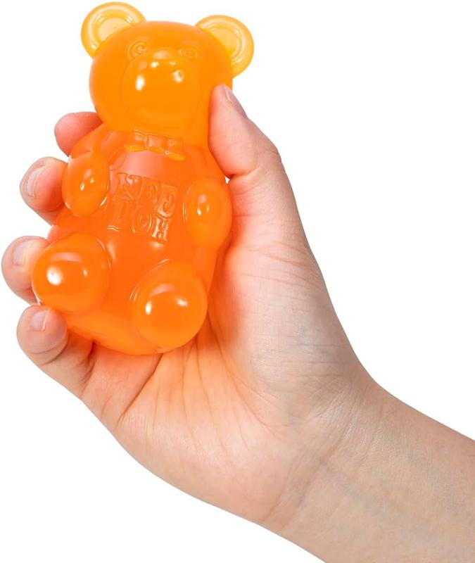 Schylling NeeDoh Gummy Bear - Sensory Fidget Toy with Jelly-Like Filling