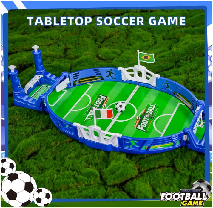 3 otters Tabletop Soccer Game Set, Mini Football Soccer Game Board for Foosball Pinball Kids Adults Interactive Game Room Family Night