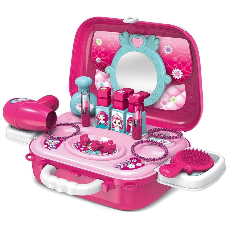 Kids Makeup Set Role Play Case-Play Makeup Kits for Little Girls Age 3+, Christmas Birthday Halloween Gifts